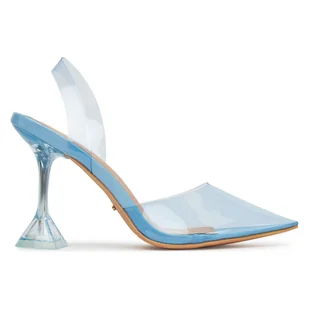 DEEZEE ZALHT-02 BLUE PU NIEBIESKI - Sandały damskie - miniaturka - grafika 1