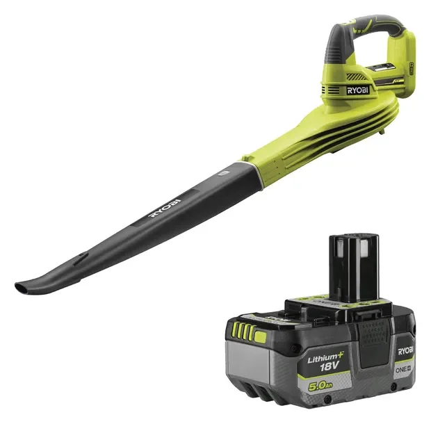 Ryobi Bezprzewodowa Dmuchawa Do Liści Akumulatorowa 245km/h Obl1820s + 5ah