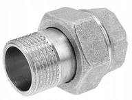 Akcesoria hydrauliczne - Ferro Śrubunek 3/4" mosiężny prosty z oringiem chrom SGC3 - miniaturka - grafika 1