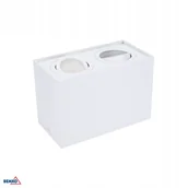 Lampy sufitowe - Downlight Ortal Regulowana 182X96 2XGU10 Max. 2x50W Biała - miniaturka - grafika 1