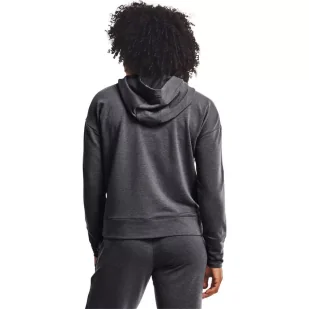 Bluza damska Under Armour Rival Terry Taped Hoodie - Bluzy sportowe damskie - miniaturka - grafika 2