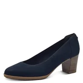 Czółenka - Tamaris Damskie czółenka 1-22451-44, NAVY Suede, 41 EU, Navy Suede, 41 EU - miniaturka - grafika 1
