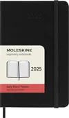 Kalendarze - MOLESKINE kalendarz 2025 CZARNY POCKET HARD DZIENNY (9x14 - miniaturka - grafika 1