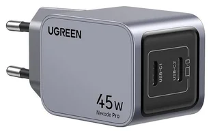 Ugreen Nexode Pro 45W, 2x USB-C szara - Ładowarki do telefonów - miniaturka - grafika 1