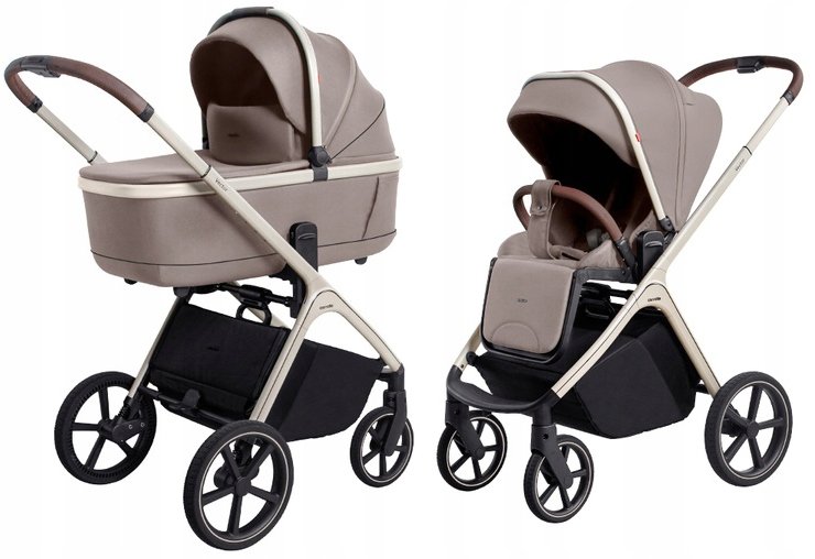 Wózek Carrello Vector 2w1 Plecak Regulacja Wysokości Rock Beige