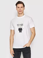 Koszulki męskie - Jagerfeld KARL T-Shirt Crewneck 755071 500251 Biały Regular Fit - miniaturka - grafika 1