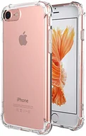 Etui i futerały do telefonów - Tec-Digi Hybrydowe etui na telefon iPhone 7 plus, iPhone 8 Plus odporne na wstrząsy cienkie przezroczyste etui na telefon komórkowy TPU, 5 - miniaturka - grafika 1