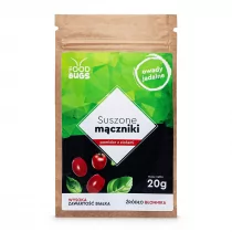 FoodBugs Mączniki pomidor z ziołami 20 g - Inne przekąski suche - miniaturka - grafika 1