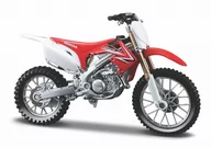 Samochody i pojazdy dla dzieci - Maisto, model kolekcjonerski Honda Crf 450R z podstawką 1/18 - miniaturka - grafika 1