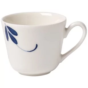 Villeroy & Boch vieux Luxembourg brindille Mokka/Espresso filiżanka, naczynia z wysokiej jakości Premium w kolorze niebieskim, 100 ML, porcelana, biała, 8 x 8 x 6 cm 10-4207-1420 - Filiżanki - miniaturka - grafika 1