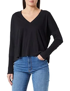 Sisley T-shirt damski, czarny 100, S - Koszulki i topy damskie - miniaturka - grafika 1