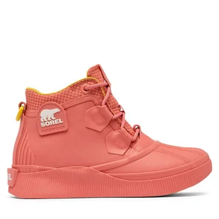 Sneakersy Sorel OUT N ABOUT™ IV Splashy Women's Waterproof Boot 2113211 Czerwony - Sneakersy damskie - miniaturka - grafika 1