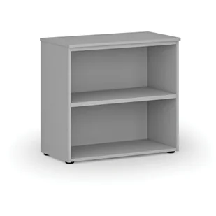 Regał biurowy PRIMO GRAY, 740 x 800 x 420 mm, szary - Regały biurowe - miniaturka - grafika 1