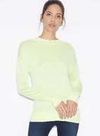 Swetry damskie - Armani Exchange Sweter Damski Zielony Xs 1Umg - miniaturka - grafika 1