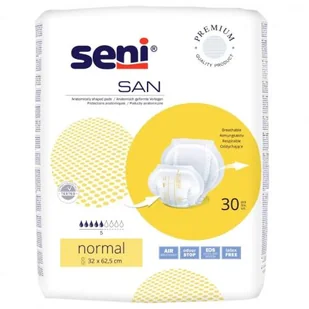 SAN SENI NORMAL Pieluchy anatomiczne, 30szt. - Pieluchy dla dorosłych - miniaturka - grafika 1