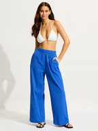 Spodnie damskie - Seafolly Spodnie w kolorze niebieskim - miniaturka - grafika 1