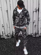 Dresy męskie - Dres męski moro ciemnoszary Dstreet AX0623-XL - miniaturka - grafika 1