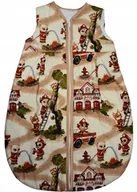 Śpiworki dla dzieci - OCIEPLANY ŚPIWOREK NIEMOWLĘCY DO SPANIA 68-74 1 TOG BAWEŁNA 100% - miniaturka - grafika 1