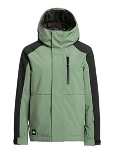 Quiksilver Zamek błyskawiczny dla chłopców zielony S/10 - Kurtki narciarskie - miniaturka - grafika 1
