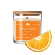 Świece - Big Nature Świeca sojowa zapachowa Pomarańcza 150 g - miniaturka - grafika 1