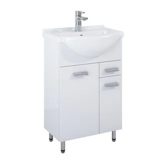 Szafka podumywalkowa Iga 55 2D 1S White HG NN Elita - Szafki łazienkowe - miniaturka - grafika 1