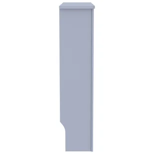 Osłona na kaloryfer, MDF, szara, 78 cm - Akcesoria grzewcze - miniaturka - grafika 5