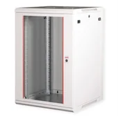 Szafy rack - ROLINE 19 Szafa ścienna Basic Plus 18U, 600x600 BxT szara - miniaturka - grafika 1