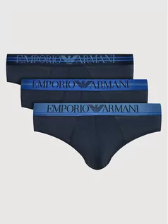 Majtki męskie - Emporio Armani Underwear Komplet 3 par slipów 111734 1A723 70435 Granatowy - grafika 1