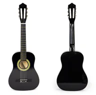 Instrumenty muzyczne dla dzieci - Gitara Dla Dzieci Klasyczna Duża Drewniana 6 Strun Ecotoys - miniaturka - grafika 1