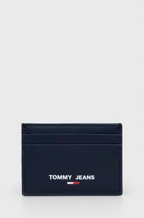 Portfele - Tommy Jeans Tommy Jeans Etui na karty męski kolor granatowy - grafika 1