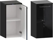 Szafki łazienkowe - Słupek Łazienkowy ROSEN 35 1D D P- Uchwyt Czarny - miniaturka - grafika 1