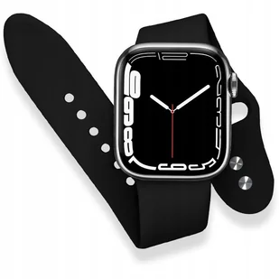 Apple Crong Pasek Crong Liquid Band do Watch 38/40 mm czarny CRG-40LQB-BLK - Akcesoria do smartwatchy - miniaturka - grafika 4