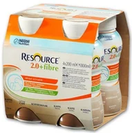 Desery dla dzieci - Nestle RESOURCE 2.0 FIBRE Smak kawowy 4x200 ml - miniaturka - grafika 1
