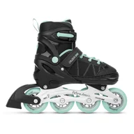 Rolki - Movino Cruzer One Czarno-miętowy 30-33 - miniaturka - grafika 1