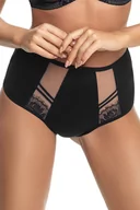 Majtki damskie - Gorsenia K498 Paradise czarny 2XL Majtki brazyliany - miniaturka - grafika 1