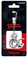 Breloki - Brelok do kluczy 3D Dungeons and Dragons Dragon Ampersand gumowa zawieszka na prezent - miniaturka - grafika 1