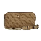 Plecaki - Torebka damska na ramię Guess Eco Erica Status Crossbody Bag Beżowa - HWESG951012-LTL - miniaturka - grafika 1