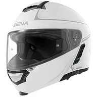 Akcesoria motocyklowe - Sena Impulse modułowy kask z technologią Bluetooth i Sound by Harman Kardon. Z podwójnym daszkiem i Mesh Intercom / MP3 / Komendy głosowe (biały, M) - miniaturka - grafika 1
