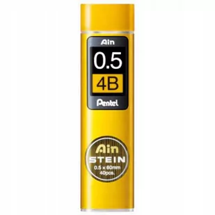 Grafity Ołówkowe Ain Stein 40 Szt 0,5Mm 4B Pentel - Ołówki - miniaturka - grafika 1
