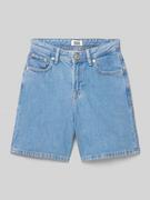 Spodnie i spodenki dla chłopców - Szorty jeansowe o kroju regular fit z 5 kieszeniami model ‘TONY’ - miniaturka - grafika 1