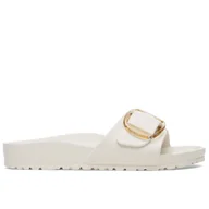Klapki i japonki damskie - Klapki Birkenstock Madrid Big Buckle 1029633 - białe - miniaturka - grafika 1