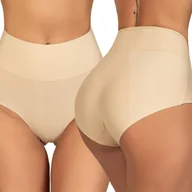 Majtki damskie - LASEROWO CIĘTE majtki KORYGUJĄCE wyszczuplające BRZUCH modelujące - miniaturka - grafika 1