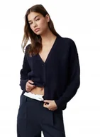 Swetry damskie - TRENDYOL GRANATOWY DOPASOWANY SWETER Z DEKOLTEM SEREK S X_A - miniaturka - grafika 1