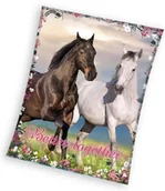 Koce - koc 150x200 młodzieżowy Konie - miniaturka - grafika 1
