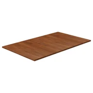 Blaty meblowe i parapety okienne - vidaXL Blat do łazienki, ciemnobrązowy, 100x60x1,5 cm, lite drewno - miniaturka - grafika 1