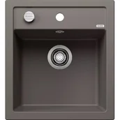 Zlewozmywaki - Zlewozmywak granitowy BLANCO Dalago 45 Silgranit Wulkaniczny szary 527242 - miniaturka - grafika 1