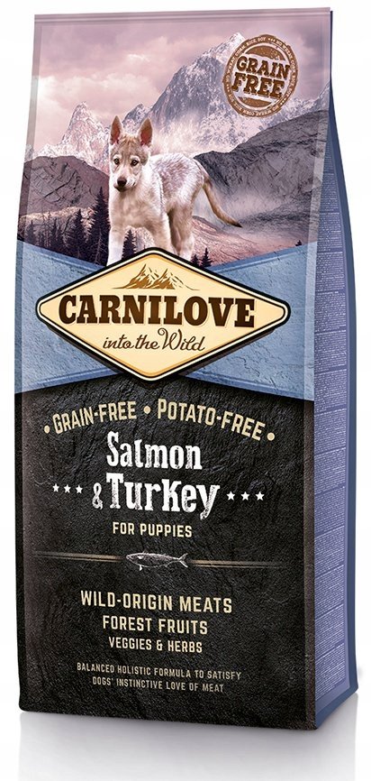 Brit Carnilove Salmon&Turkey Puppies 12 kg