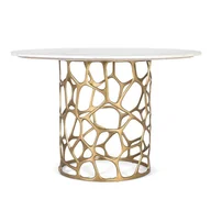 Stoły - Stół z żłobkiem wykonany z marmuru i aluminium, wykonany na parterze - miniaturka - grafika 1