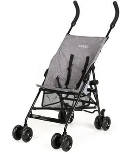 Vežimėlis-skėtukas BabyTrold Speed, grey - Wózki dziecięce - miniaturka - grafika 1