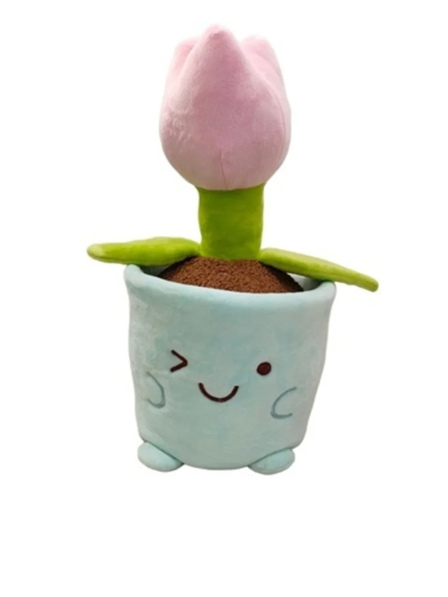 Poduszka kształtka Door Stopper Tulipan w Doniczce PNL202521 16 x 42 cm